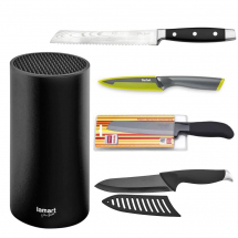 Кухонные ножи и подставки для ножей