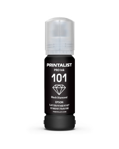 Чорнило PRINTALIST 101 Black Pigment для Epson 70г (PL101BP) пігментне