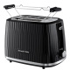 Тостер  Russell Hobbs Eden 800Вт, пластик, подогрев,разморозка, чорный (27371-56)