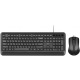 Комплект (клавіатура, мишка) 2E MK404 (2E-MK404UB) Black USB (2E-MK404UB)