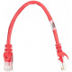 Патч-корд 2E Cat 5e,UTP,RJ45, 26AWG ,7/0.16 CCA, 0.20m, PVC,Red (2E-PC5ECA-020RD)