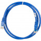 Патч-корд 2E Cat 6,UTP,RJ45, 26AWG ,7/0.16 Cu, 1.00 m, PVC,Blue (2E-PC6COP-100BL)