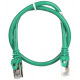 Патч-корд 2E Cat 6,S-FTP экран оплётка фольга,RJ45, 4Х2 27AWG ,7/0.14 Cu, 0.50 m,PVC, Green (2E-PC6SFTPCOP-050GRN)