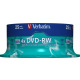 Диск Verbatim DVD-RW 4.7 GB/120 min 4x Cake Box 25шт (43639)