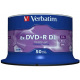 Диск Verbatim DVD+R 8.5 GB/240 min 8x Cake Box 50шт (43758) Double Layer