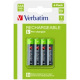 Акумулятори Verbatim AAA/HR03 NI-MH 950 mAh BL 4шт (49514)