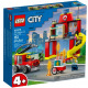 Конструктор LEGO City Пожарное депо и пожарная машина (60375)