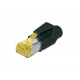 Конектор DIGITUS RJ45 CAT 6A STP, круглий кабель, з ковпачком (A-MO6A8/8HRS)