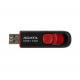 Накопичувач ADATA 32GB USB 2.0 C008 Black/Red (AC008-32G-RKD)