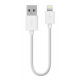 Кабель USB 2.0 Belkin Lightning charge/sync cable 0.15m, white (F8J023BT06INWHT)