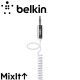 Кабель аудіо (jack 3.5мм-M/jack 3.5мм-M) Belkin MIXIT Coiled 1.8м white (білий) (AV10126cw06-WHT)