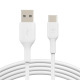 Кабель Belkin USB-A - USB-С, PVC, 2m, white (CAB001BT2MWH)