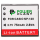 Аккумулятор PowerPlant Casio NP-120 750mAh (DV00DV1312)