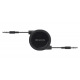 Кабель Belkin jack 3.5mm - jack 3.5mm, Retractable, black (F3S004cw2.6-MOB)