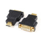 Адаптер HDMI-DVI Cablexpert A-HDMI-DVI-3, F/M, позол.контакты (A-HDMI-DVI-3)