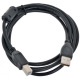 Кабель Maxxter USB2.0 AM/BM 1.8м., ферритовый фильтр (UF-AMBM-6)