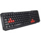 Клавиатура Keyboard EGK102 Red USB (EGK102RUA)