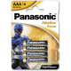 Батарейка Panasonic ALKALINE POWER щелочная AAA блистер  4 шт Power Rangers (LR03REB/4BPRPR)