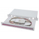 Оптична панель DIGITUS 19’ 1U, 24xLC duplex, incl, Splice Cass, OM4 Color Pigtails, Adapter (DN-96332-4)