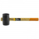 Киянка гумова 450 г, чорна гума, дерев’яна ручка,  SPARTA (MIRI111505)