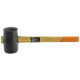 Киянка гумова 680 г, чорна гума, дерев’яна ручка,  SPARTA (MIRI111555)