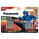Батарейка Panasonic Pro POWER лужна AAA блистер  8 шт Power Rangers (LR03XEG/8B2FPR)