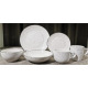 Тарелка суповая Ardesto Bagheria, 20 см, Bright white, керамика (AR2920WGC)