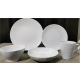 Тарелка суповая Ardesto Olbia, 20 см, White, керамика (AR2920WC)