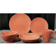 Тарелка суповая Ardesto Olbia, 20 см, Deep orange, керамика (AR2920OC)