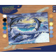 Набір для творчості Sequin Art PAINTING BY NUMBERS SENIOR Світанок з дельфінами  (SA0563)