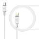 Кабель Piko CB-TT11 USB Type-C-Lightning 1.2м White (1283126504037) (1283126504037)