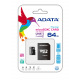 Карта пам’яті ADATA 64GB microSDXC C10 UHS-I + SD (AUSDX64GUICL10-RA1)