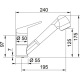 Змішувач Franke Novara-Plus Pull Out /115.0470.662/ (115.0470.662)