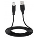 Кабель 2E USB 2.0 (AM/AF), 3m, black (2E-W-3168M3)