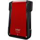 Корпус для 2.5" HDD/SSD USB 3.1 ADATA EX500 Red (AEX500U3-CRD)