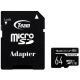 Карта памяти MicroSDXC  64GB UHS-I Class 10 Team Dash Card + SD-adapter (TDUSDX64GUHS03) (TDUSDX64GUHS03)