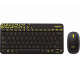 Комплект (клавiатура, миша) бездротовий Logitech MK240 Black USB (920-008213) (920-008213)
