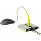 Тримач для кабелю Xtrfy B1 with 4 USB2.0, Grey-Yellow (XG-B1-LED)