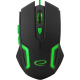 Мышка  проводная Mouse MX205 FIGHTER Green (EGM205G)