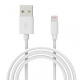 Кабель Grand-X USB-Lightning, 1м, Cu, 2,1A,  White (PL01W) (PL01W)