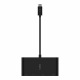 Адаптер Belkin USB-C - Ethernet, HDMI, VGA, USB-A, black (AVC005BTBK)