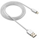 Кабель Canyon USB - Lightning 0.96м, White (CNS-MFIC3PW) в обплетеннi (CNS-MFIC3PW)