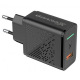 Мережевий зарядний пристрій Grand-X Quick Charge 3.0 (1хUSB, 18W) Black (CH-650) (CH-650)