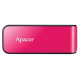 Флеш-накопичувач USB 16GB Apаcer AH334 Pink (AP16GAH334P-1) (AP16GAH334P-1)