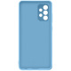 Чехол Samsung Silicone Cover для смартфона Galaxy A72 (A725) Blue (EF-PA725TLEGRU)