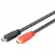 Кабель ASSMANN HDMI High speed з підсилювачем (AM/AM) 15m, black (AK-330105-150-S)