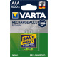 Аккумулятор Varta RECHARGEABLE ACCU AAA 1000mAh BLI 2 NI-MH (READY 2 USE) (05703301402)