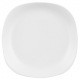 Тарелка десертная квадратная Ardesto Molize, 20х20 см, белая, керамика (AR2919MW)