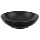 Тарелка суповая Ardesto Molize, 20 см , черная , керамика (AR2920MB)