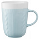 Чашка Ardesto Кnitti, 330 мл, голубая , фарфор (AR3457BL)